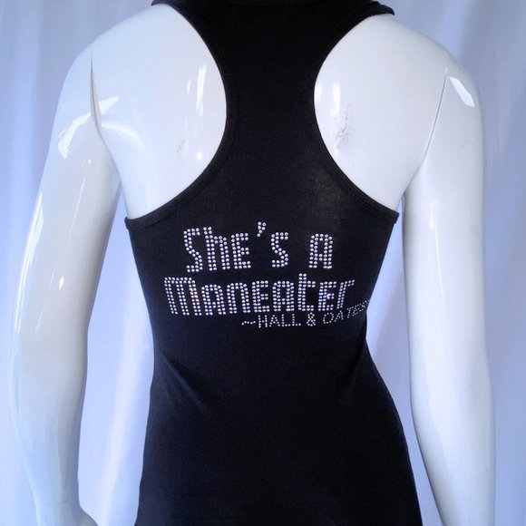 Hall & Oates She's a Maneater Rhinestone T-Shirt - Picture 3 of 4